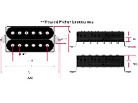 DiMarzio DP266F Dark Matter 2 F-spaced (neck) DiMarzio DP266F Dark Matter 2 F-spaced (neck)